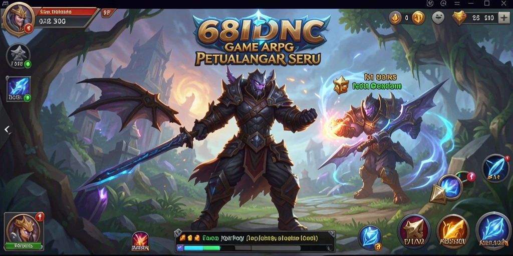 Tampilan gameplay dinamis dan seru di 68IDN.