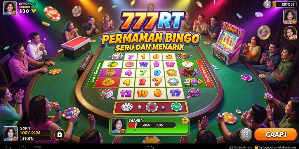 Screenshot gameplay Bingo yang seru dan kompetitif.