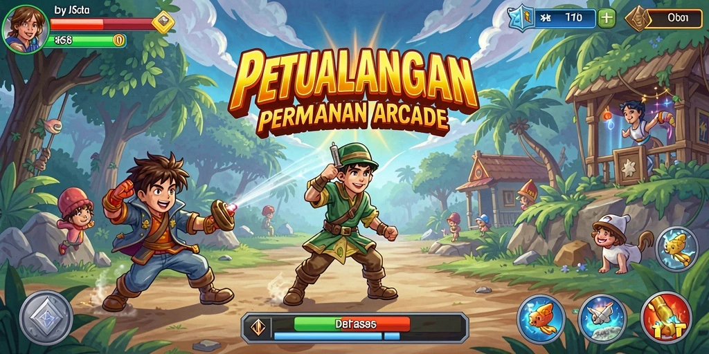 Tangkapan layar menampilkan gameplay menarik dari 8768 yang penuh tantangan.