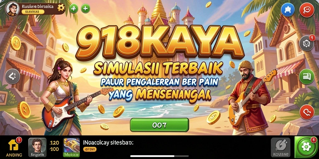 Screenshot gameplay yang menggambarkan keseruan 918KAYA.