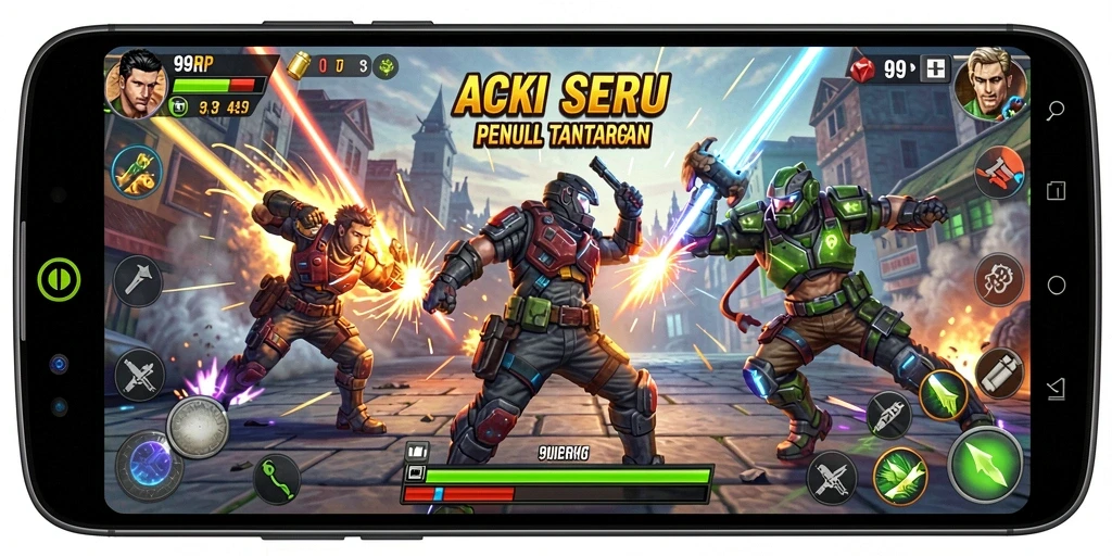 Tampilan gameplay seru dan mendebarkan di 99RP.