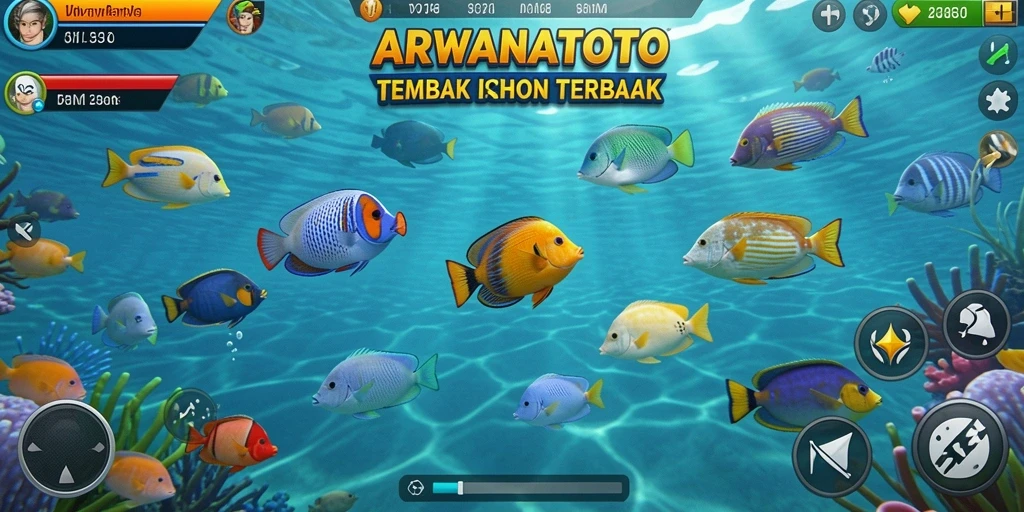 Berburu ikan dalam game Tembak Ikan yang seru dan kompetitif.