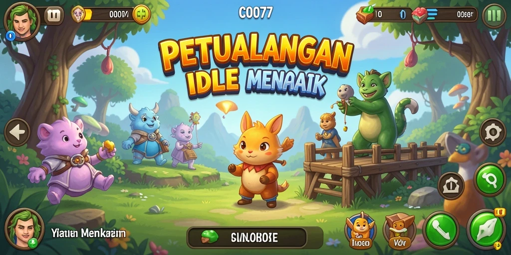 Tampilan gameplay <strong>C0077</strong> yang menawan dan interaktif.