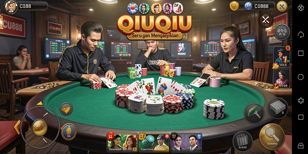 Tampilan gameplay seru dalam CU888 yang mengasyikkan.