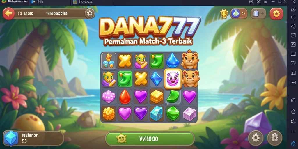 Tampilan gameplay DANA777 yang seru dan penuh warna.