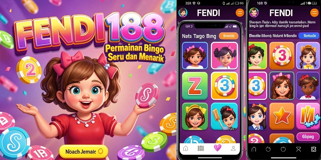 Tampilan permainan Bingo yang menarik dan penuh warna.