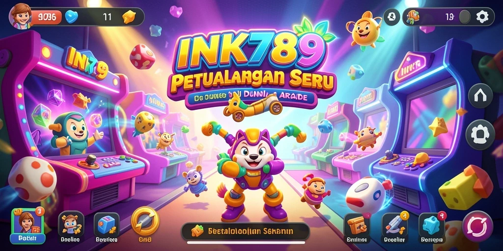 Tampilan gameplay seru dan mengasyikkan dari INK789.