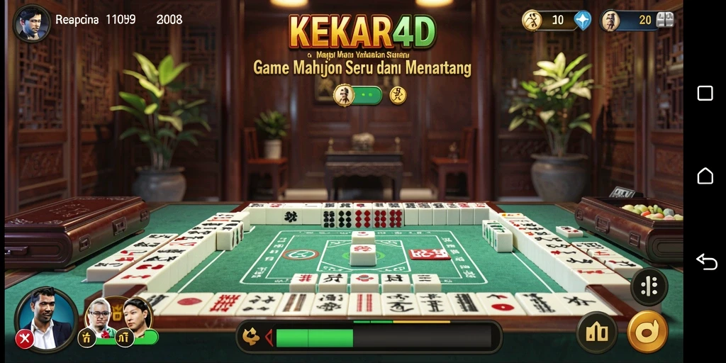 Screenshot menunjukkan gameplay Mahjong yang menarik dan menantang.