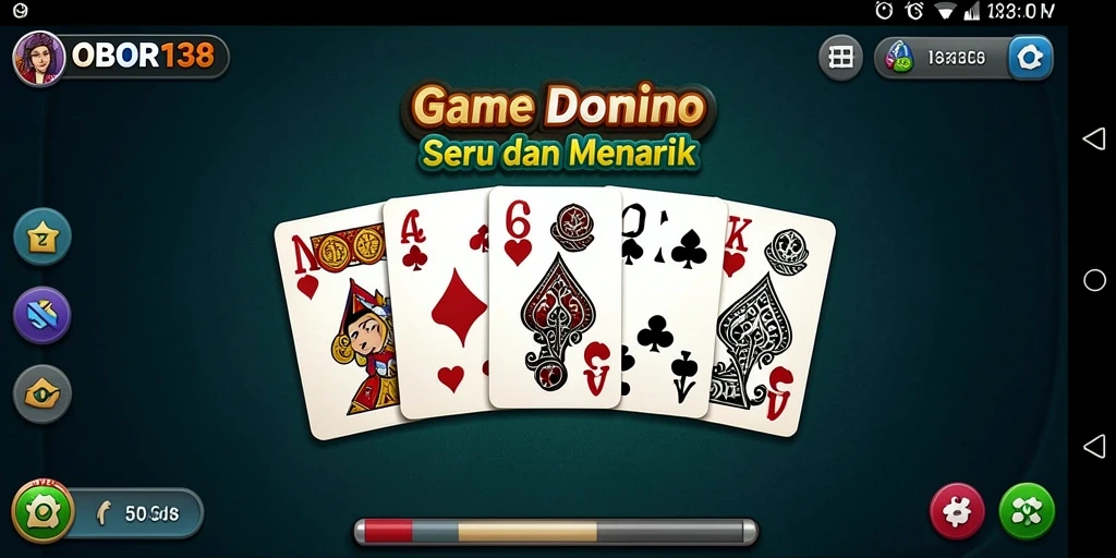 Screenshot gameplay OBOR138 menampilkan suasana domino yang seru.