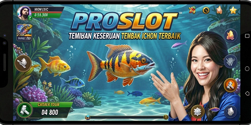 Tampilan menangkap ikan yang mendebarkan di PROSLOT.