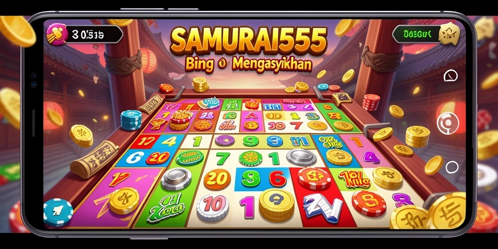 Tampilan menarik gameplay Bingo di SAMURAI555.