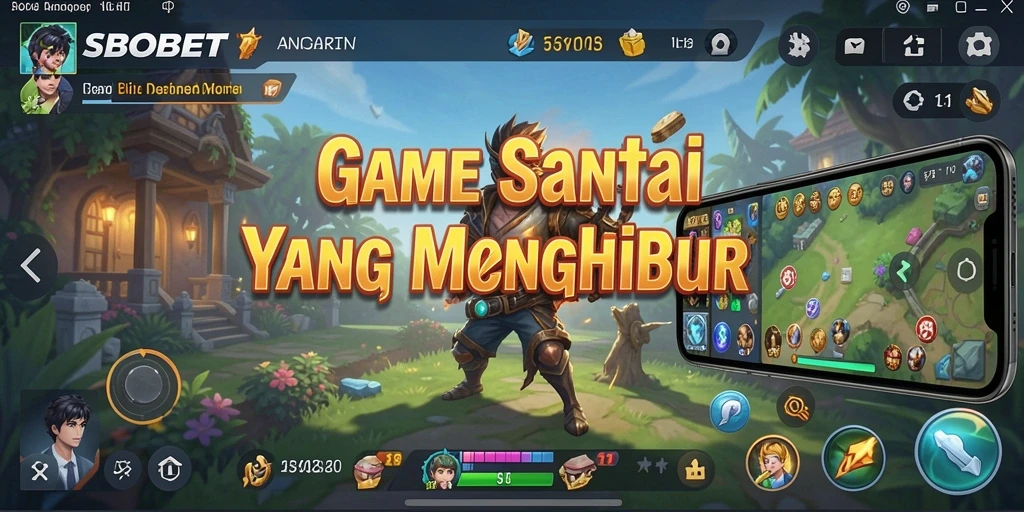 Tampilan gameplay SBOBET yang seru dan menghibur dalam suasana casual.