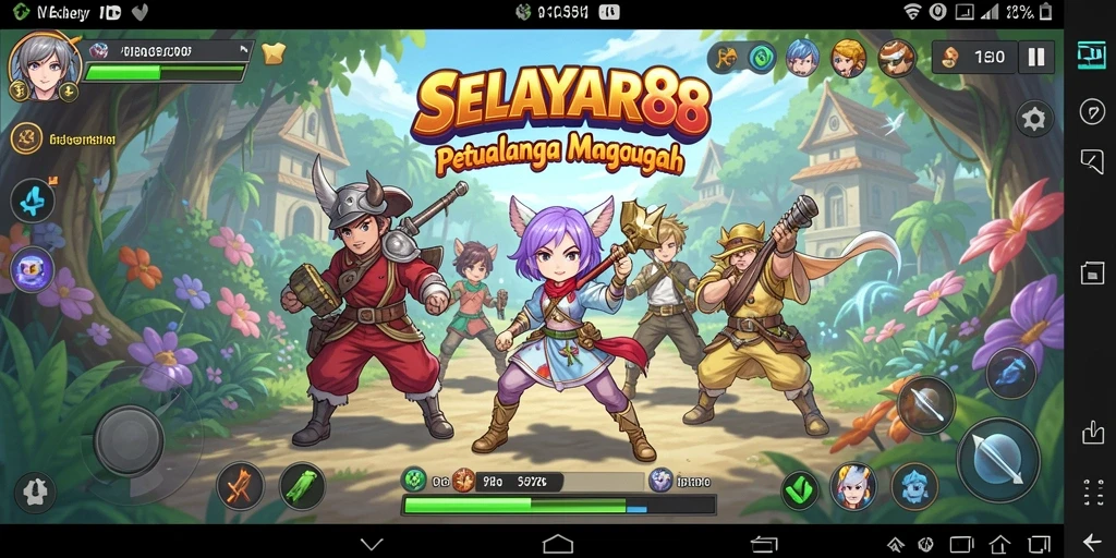 Tangkapan layar menunjukkan karakter anime yang beraksi dalam pertarungan seru.
