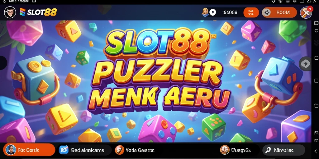 Tampilan gameplay <strong>SLOT88</strong> yang menarik dengan tantangan puzzle.