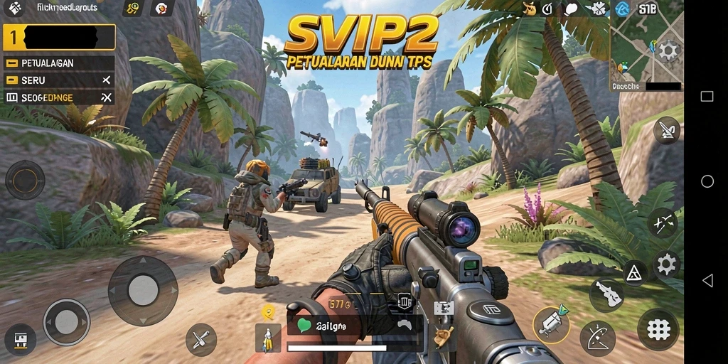 Tampilan gameplay seru dalam <strong>SVIP2</strong> yang penuh aksi.