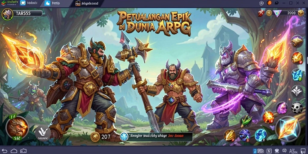 Screenshot gameplay TAR555 yang menampilkan aksi pertempuran yang seru.